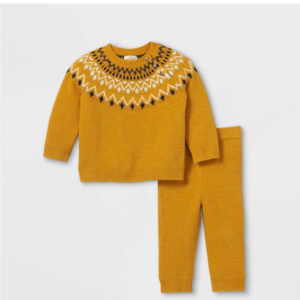 Cat & Jack fair isle Matching set